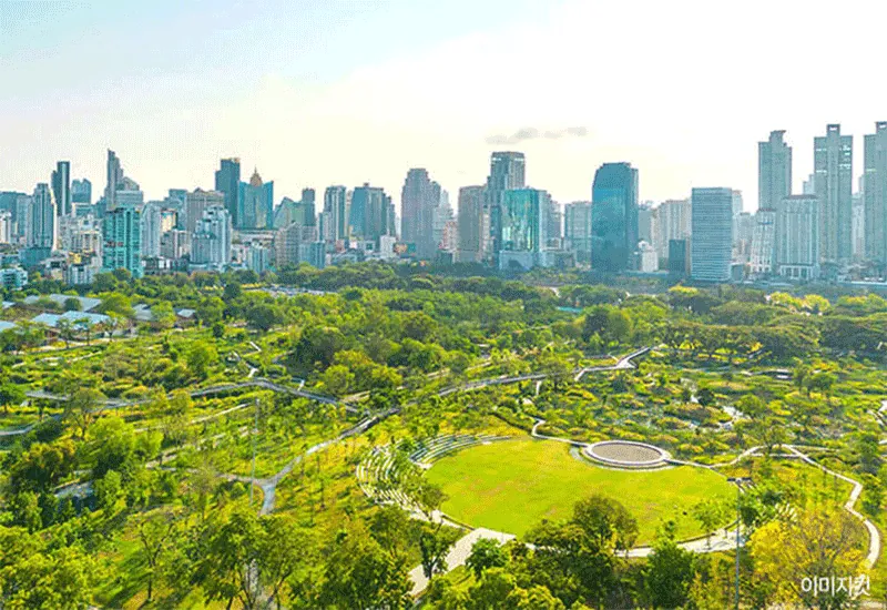 공원과 맞닿은 용인 푸르지오 원클러스터파크 에코 라이프